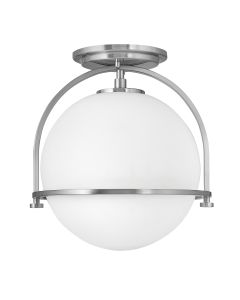 Somerset 1 Light Flush - Brushed Nickel