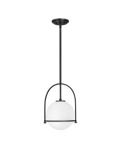 Somerset 1 Light Medium Pendant - Black