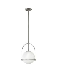 Somerset 1 Light Medium Pendant - Brushed Nickel