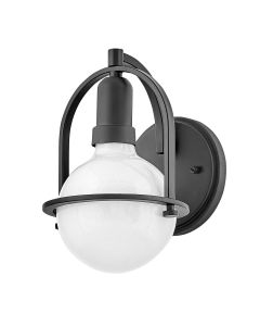 Somerset 1 Light Wall Light - Black