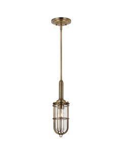 Urban Restoration 1 Light Pendant - Dark Antique Brass