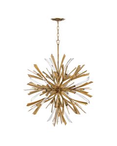 Vida 13 Light Large Pendant - Burnished Gold