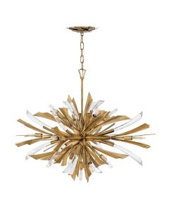 Vida 13 Light Wide Pendant - Burnished Gold