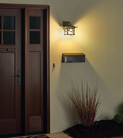 Elstead Lighting Hereford black wall lantern